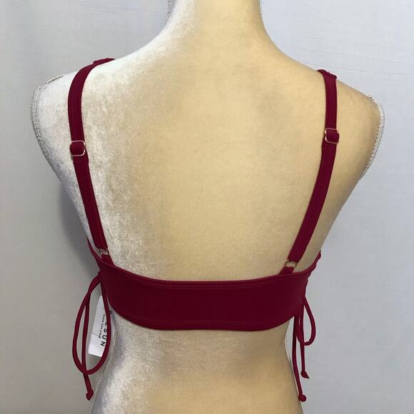 LA Hearts NWT Swim Top Women M - Picture 5 of 9